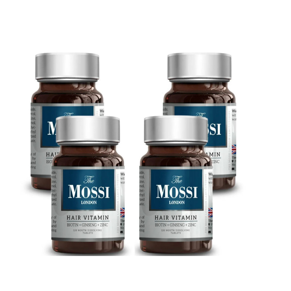 The Mossi London Hair Vitamin 4x120 Tablets