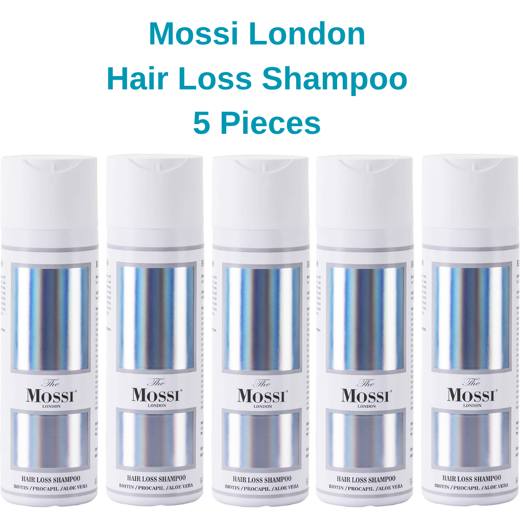 The Mossi London Hair Loss Shampoo 5x200ml